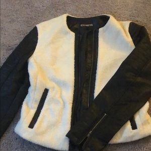 Express faux leather jacket